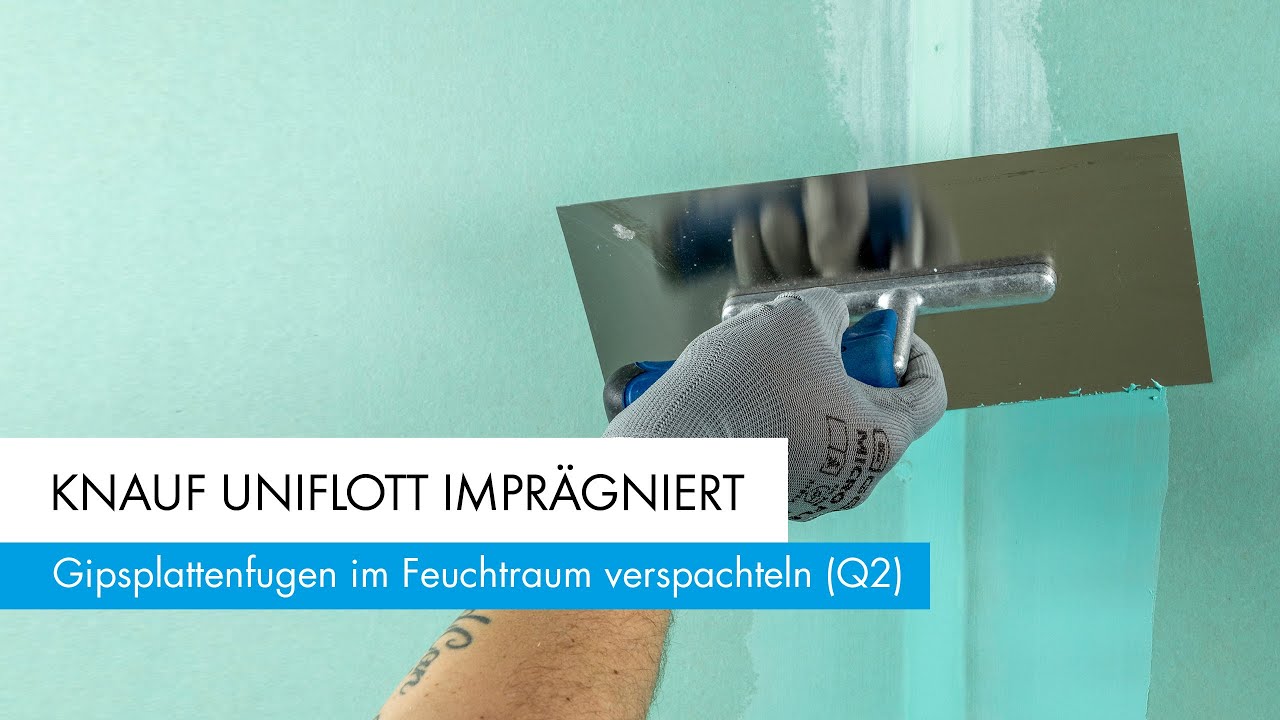 Knauf Uniflott Spachtelmasse anrühren - kurz erklärt vom Wandprofi