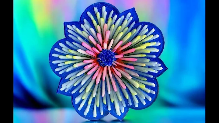 #1713 You Won't Believe Your Eyes - Incredible Resin 'Fireworks' Flower - DayDayNews