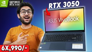 Asus Vivobook Pro 15 : Thin RTX 3050 Laptop Under Rs.70,000/-