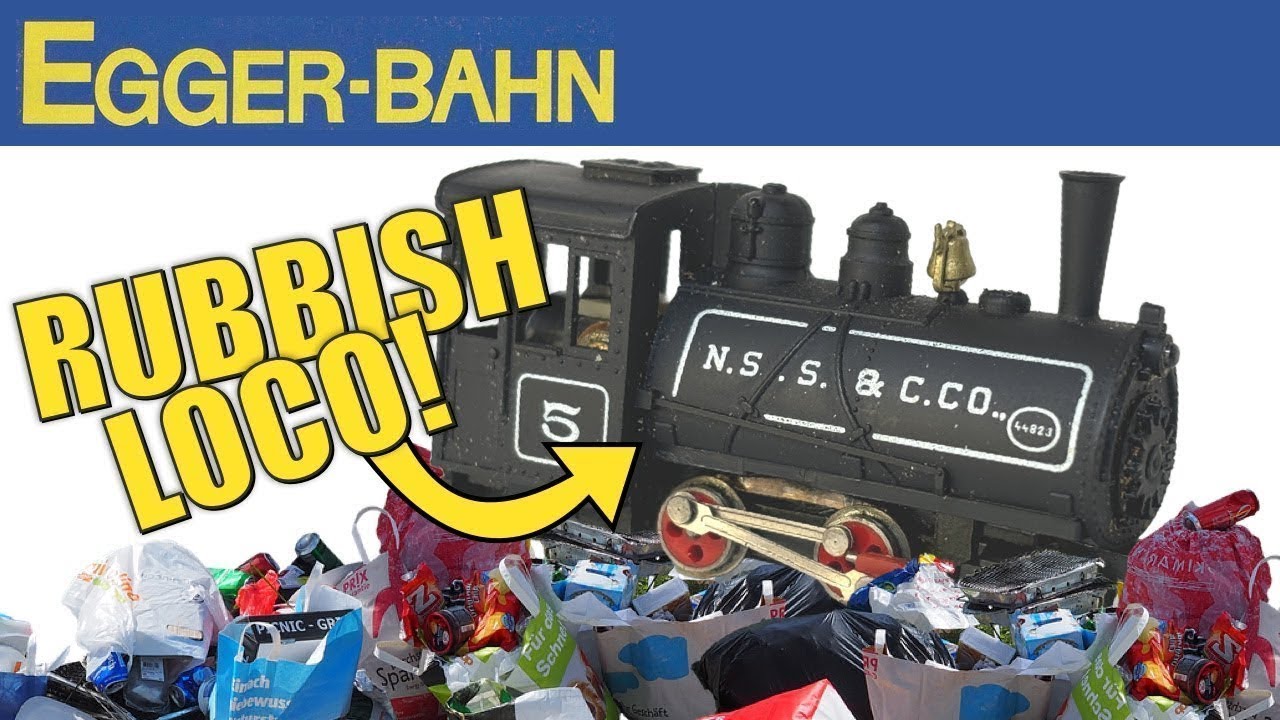 RUBBISH LOCO Egger-Bahn Narrow Gauge Locomotive Turns Out To Be
