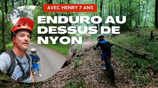 Vtt Enduro Au Dessus De Nyon - Avec Henry 7 Ans - Spotribe