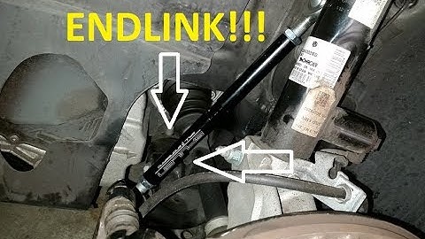 How to Install adjustable front endlink on MK7 Golf TSI, TDI, GTI, and R.