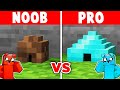 NOOB vs PRO: Mini Domek w Minecraft 🏠