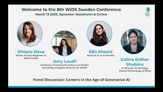 WiDS Sweden 2025 Panel: Careers in the Age of Generative AI
