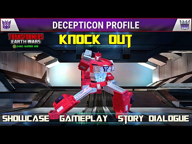 KNOCK OUT - Transformers New Decepticon 