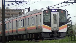 E129系新ﾆｲB7+A29編成　信越本線453M