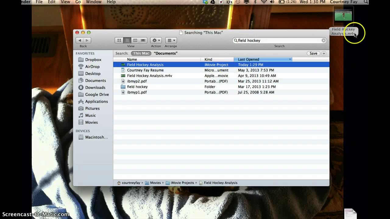 Exporting a Movie from iMovie YouTube