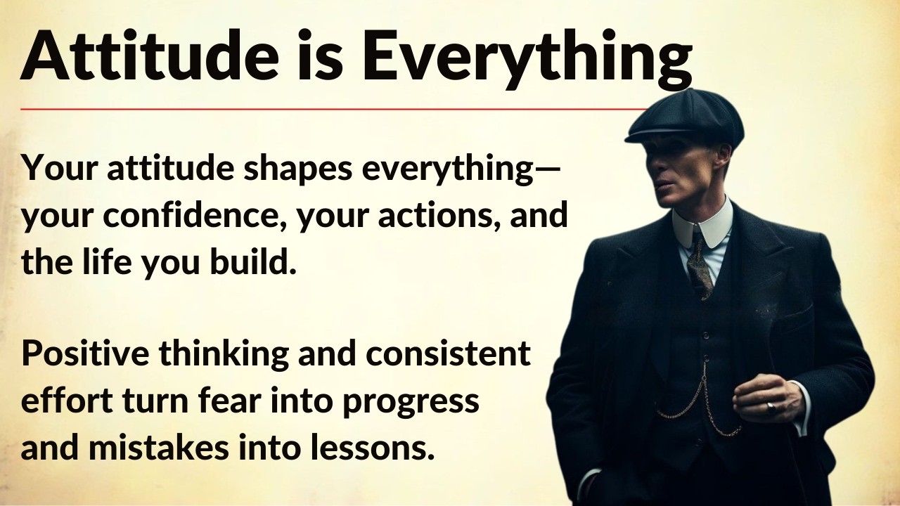 Attitude is Everything | Build Confidence, Overcome Fear & Transform Your Life | Motivational Video🔥