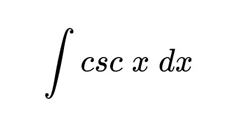 Integrals#13 ~ Integral csc x dx ~ Like You've Never Seen It Before...W/Cray-cray Substitution Trick