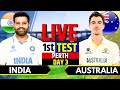 India vs Australia, 1st Test, Day 3 | IND vs AUS Live Match | Live Cricket Match Today, Session 3