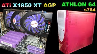 AMD Athlon 64 socket 754 + ATi Radeon X1950 XT AGP - Pinky build - RETRO Hardware
