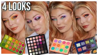 NEW &amp; HOT Indie Makeup | 4 PALETTES 4 LOOKS