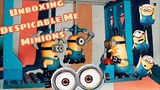 Unboxing Despicable Me Minions Lego duplo , 박스 안에 다양한 서프라이즈 에그와 킨더조이 알까기 놀이