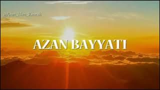 Azan Bayyati Husaini || Ustadz Fahmi. Mp3 ( M E R D U )