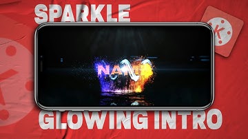 Make Sparkle glowing Particular intro and Text animation | kinemaster tutorial | #madewithkinemaster