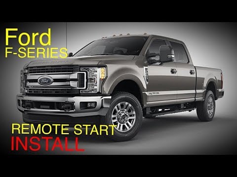 Ford F Series Remote Start kit  (Install & Preview)