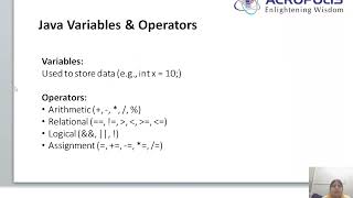 Introduction to Java