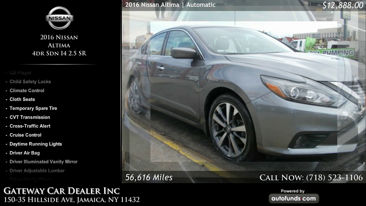 Used 2016 Nissan Altima Gateway Car Dealer Inc, Jamaica, NY YouTube