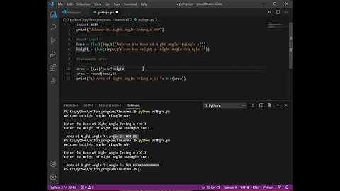 App to Calculate Area of Triangle