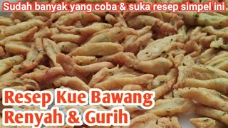 BAWANG GORENG SUPER RENYAH DAN AWET BERBULAN BULAN