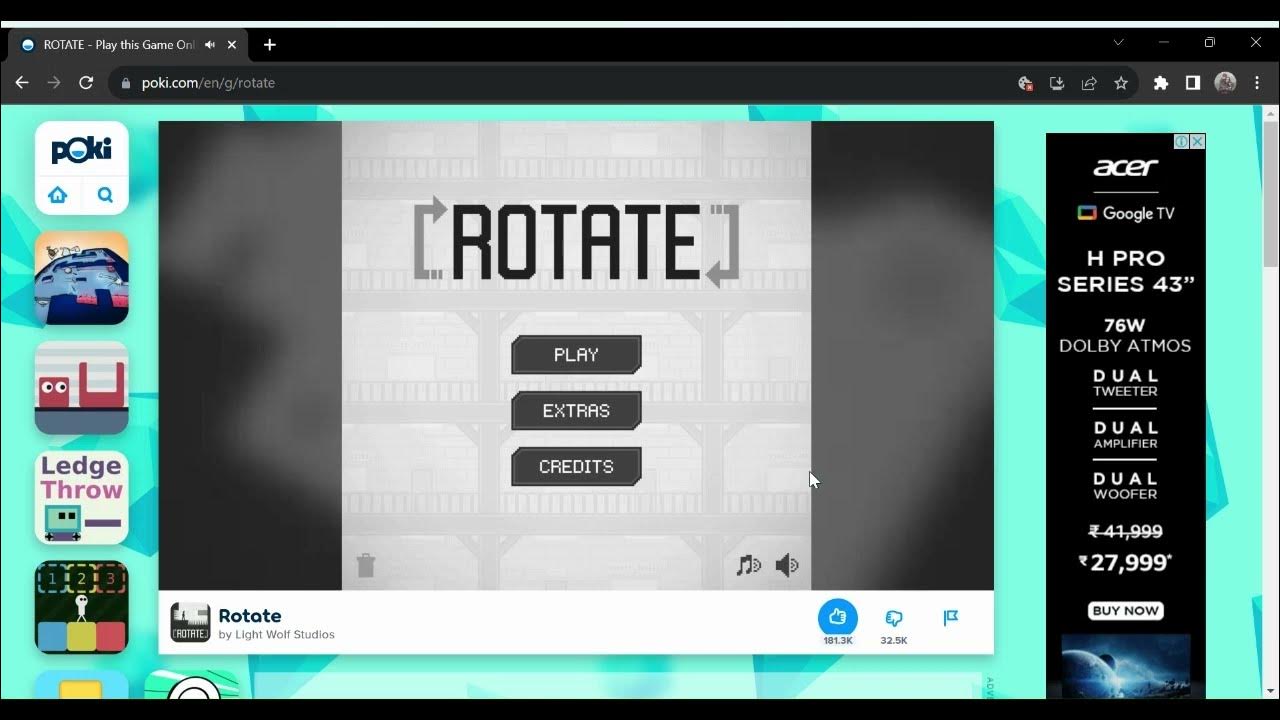 Rotate puzzle game on poki . com YouTube