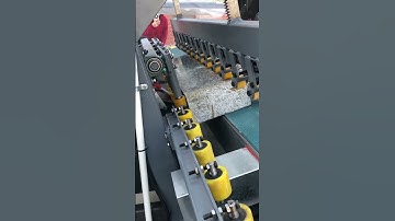 Automatic stone chamfering machine for granite sandstone edge angel bevel cut kerbstone 7*14cm