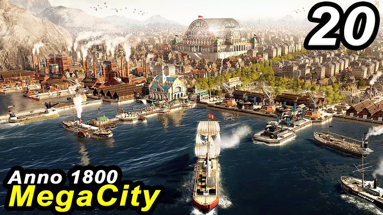 НЕБОСКРЕБЫ - МЕГАСИТИ Anno 1800 || ВСЕ ДОПОЛНЕНИЯ И ЛЕГЕНДАРНЫЙ УРОВЕНЬ СЛОЖНОСТИ #20