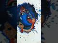 maa kali spill art #art #10million #shorts