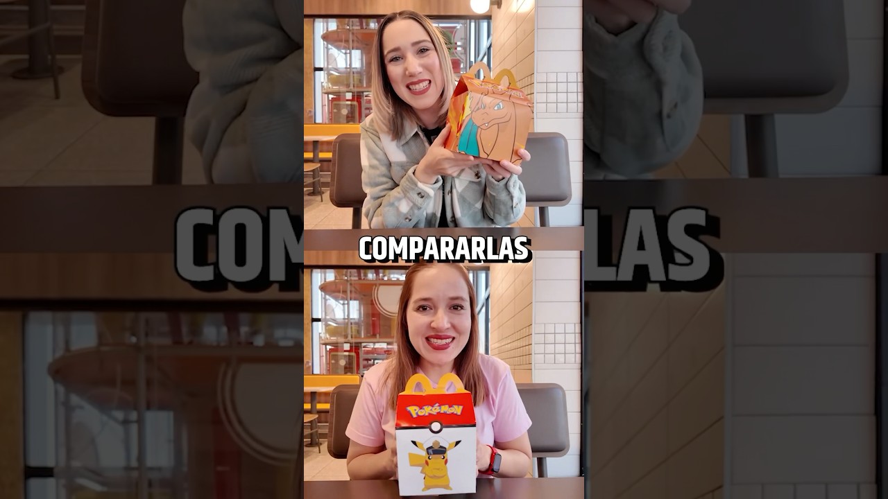 Comparamos la Cajita Feliz x #Pokémon de México vs USA. ¿Cuál es tu favorita? 🍔 #OpinionPersonal
