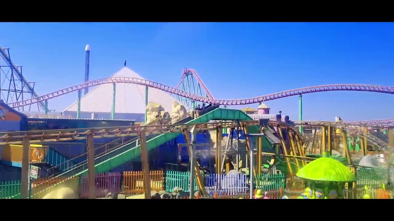 flying at fantasy  island  in ingoldmells