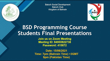 C# .Net Balochi  Programming : Students Final Presentation and Course Conclusion.