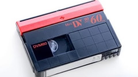 Digital Video MiniDV Tape Capture Transfer