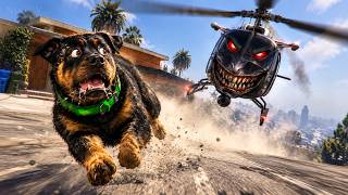 Chop Got Haunted by an EVIL Cursed Helicopter (GTA 5)