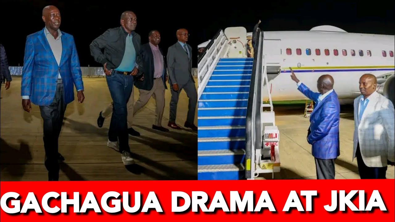 Gachagua Tensed Handshake With RUTO At JKIA Shocks Kenyans See What gachagua-tensed-handshake-with-ruto-at-jkia-shocks-kenyans-see-what
