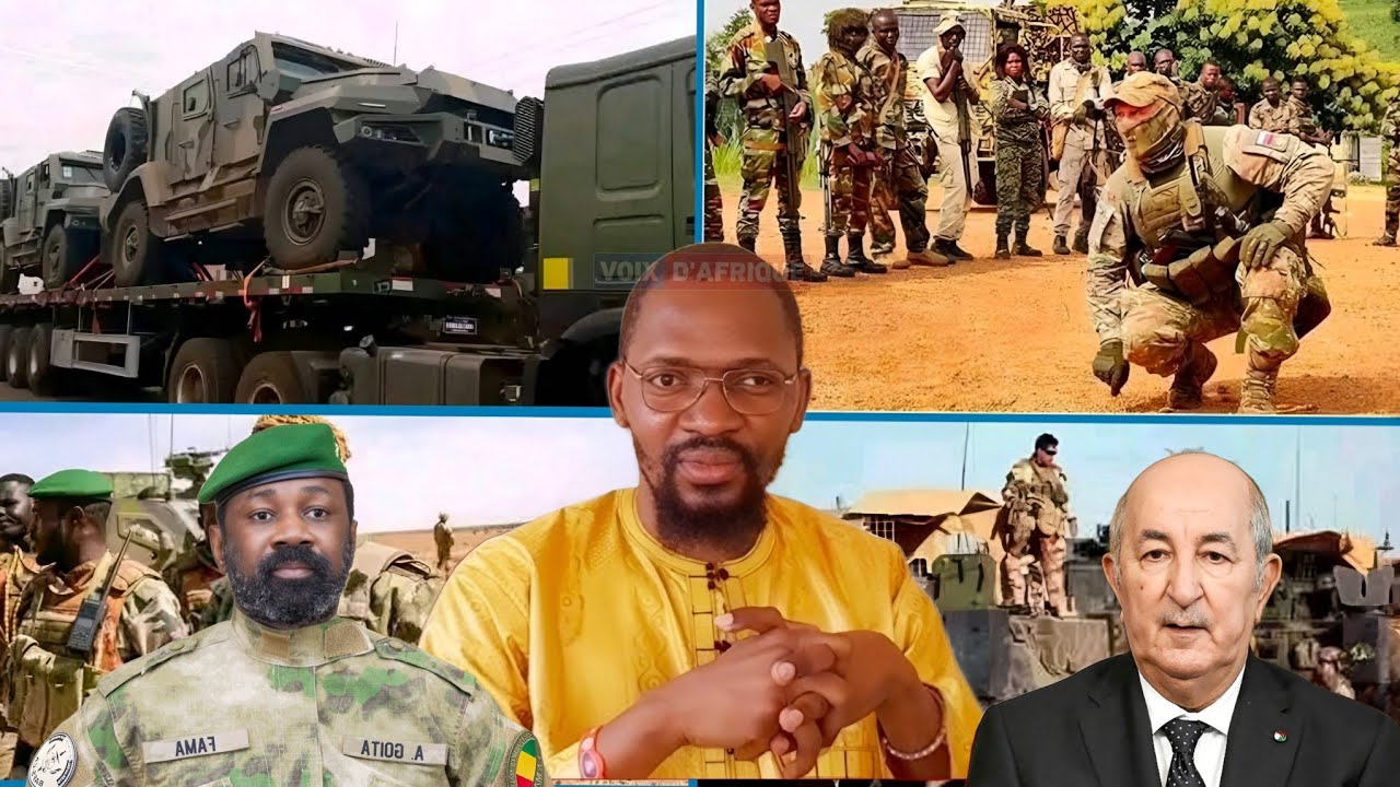 🔴Urgent Algérie un convoi d'équipements militaires destinés aux terros ? Mali : Nouveaux équipements