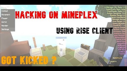 Hacking on Mineplex in 2021 (Scaffold,bhop,killaura)