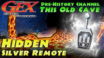 Hidden Silver Remote | This Old Cave - Pre-History Channel | Gex: Enter the Gecko