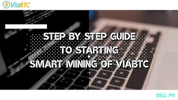 A Step by Step Guide to Starting Smart Mining of ViaBTC