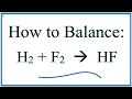 Balancing Chemical Equations and Atoms