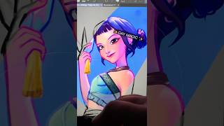 #rumi #mira #zoey #kpopdemonhunters #huntrix #art #digital #character #drawing #fanart #artist