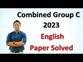 Group c 2023 english explanation  combined c  mpscenglish maheshpatil  mpsccombined