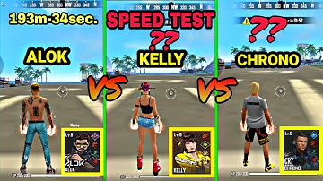 ALOK VS CHRONO VS KELLY SPEED TEST FREEFIRE-para samsung,A3,A5,A6,A7,J2,J5,J7,S5,S6,S7,S9,A10,A20
