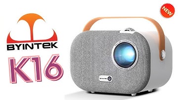 BYINTEK K16 Portable Smart Projector | Android 9.0, 4K Enabled