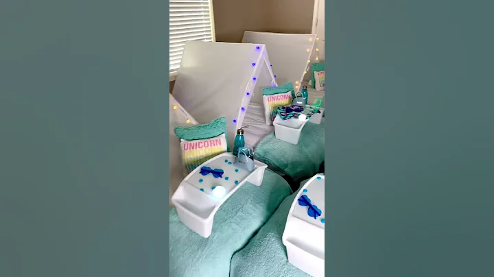 Teepee Sleepover | details on channel #shorts #Teepee #SlumberParty #decoratewithme