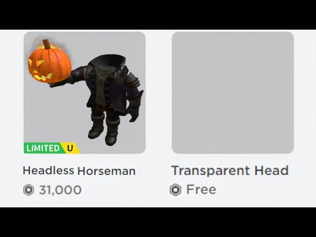 Headless Head - Roblox