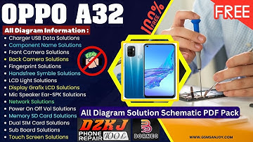 OPPO A32 All Hardware Diagram Solution Schematic Free