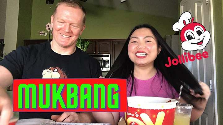 Jollibee Mukbang( Q&A with hubby)