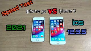 Iphone 6 VS Iphone 5s Speed Test Comparison 🔥