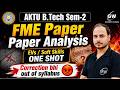 FME Paper Analysis 😡 Dimag Kharab Hai Inka! | AKTU Sem-2 EVS/Soft Skills