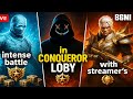 BADMOSH ace is live [ BGMI Troll Gameplay in conqueror Loby ]